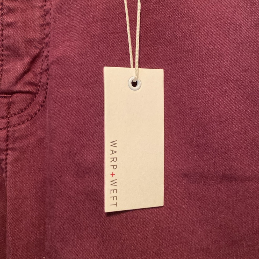 Warp + Weft JFK Wine Capris…size 14 - Picture 7 of 9